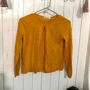 Golden H&M cardigan